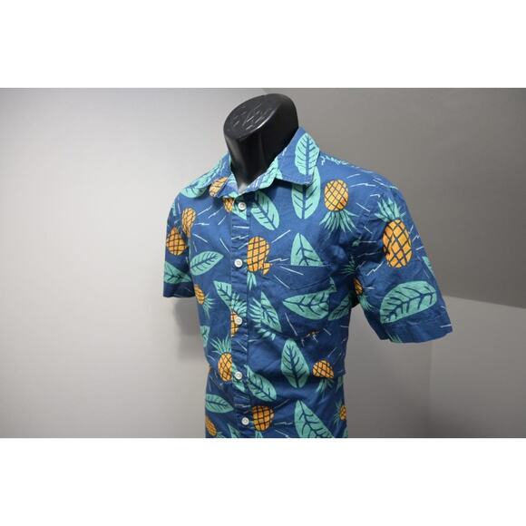 Urban Pipeline Pineapple Hawaiian Shirt Camp Hiking Button Up Mens Sz Small - Picture 3 of 7